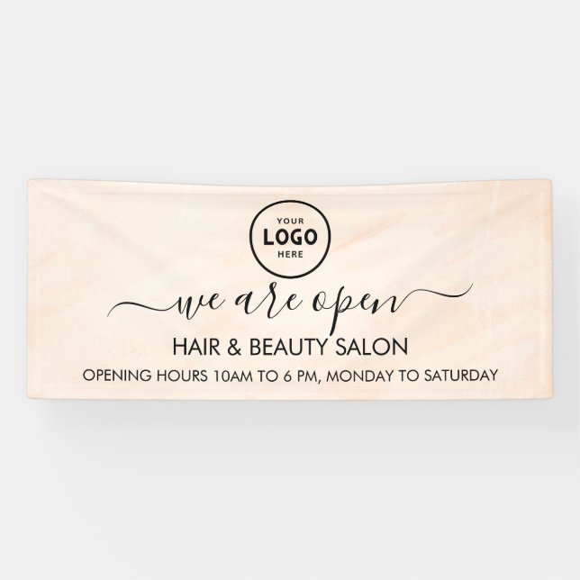 Lona Logo Empresarial Moderno Profesional Banner de 6' (Horizontal)