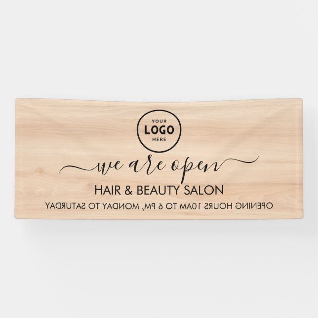 Lona Logo Empresarial Moderno Profesional Banner de 6' (Horizontal)