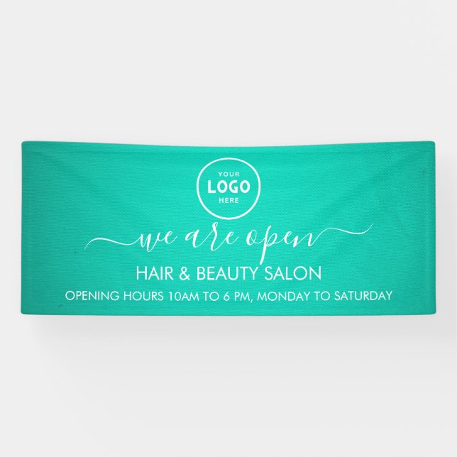 Lona Logo Empresarial Moderno Profesional Banner de 6' (Horizontal)