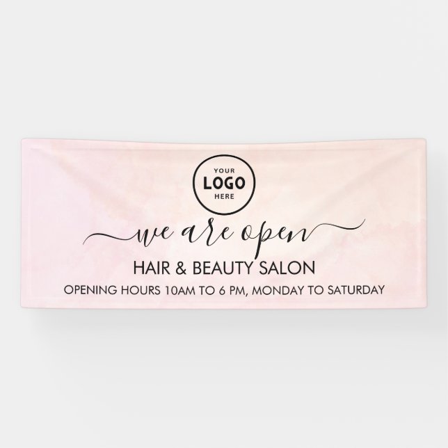 Lona Logo Empresarial Moderno Profesional Banner de 6' (Horizontal)