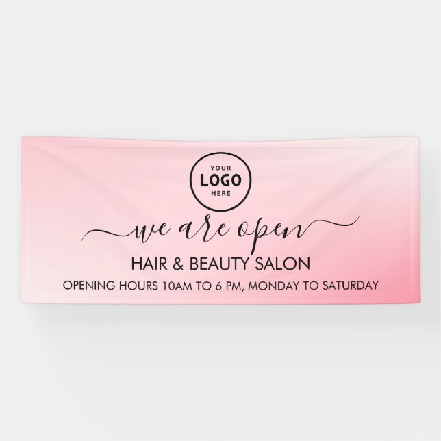 Lona Logo Empresarial Moderno Profesional Banner de 6' (Horizontal)