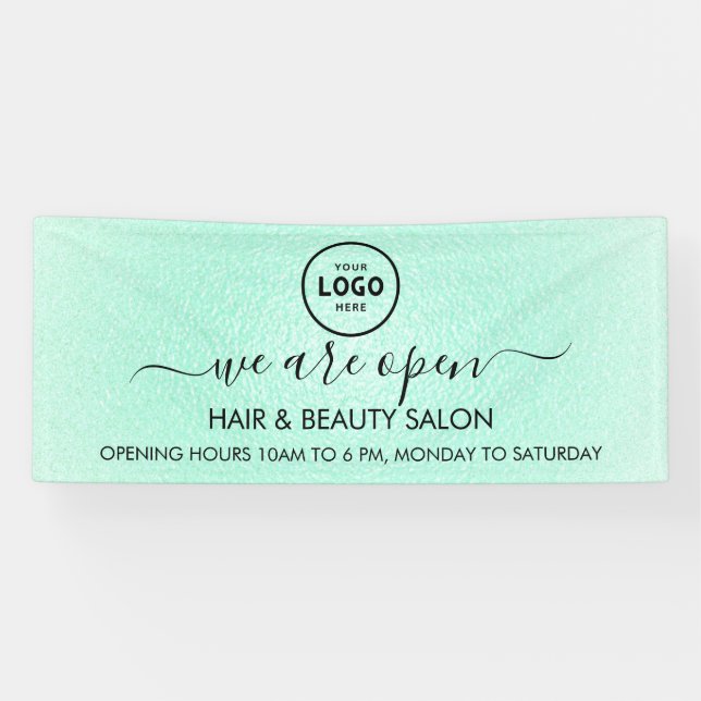 Lona Logo Empresarial Moderno Profesional Estandarte de (Horizontal)