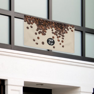 Lona Logo profesional de Coffee Beans