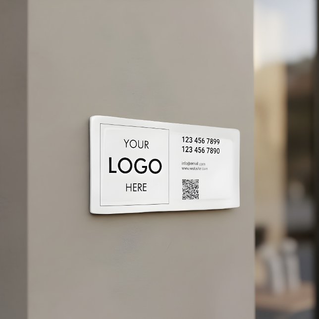 Lona Logo QR Code Business Professional Banner (Subido por el creador)