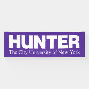 Lona Logotipo Académico de Hunter College CUNY
