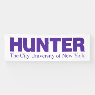 Lona Logotipo Académico de Hunter College CUNY