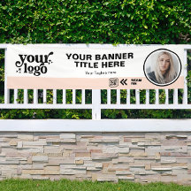 Logotipo comercial Código QR Foto interior Rosa al