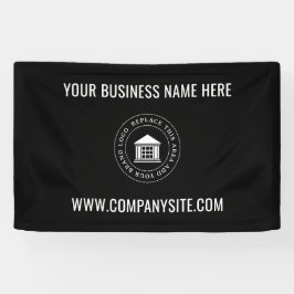 Lona Logotipo comercial de personalizado | Moderno Mini