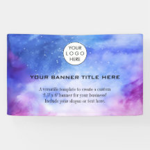 Logotipo comercial Minimalista azul profesional mo