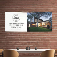 Logotipo comercial moderno - Fondo publicitario Fo