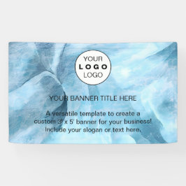 Lona Logotipo comercial Navy Blue Professional 5"