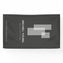 Logotipo de bloques arquitectónicos modernos blanc