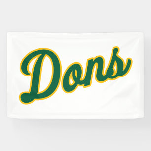 Lona Logotipo de Dons Script