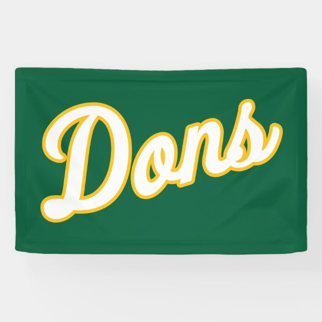 Lona Logotipo de Dons Script (Horizontal)