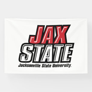 Lona Logotipo de Jacksonville State University JAX STAT
