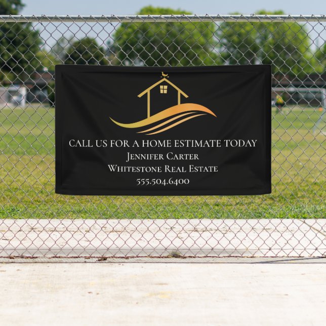 Lona Logotipo de Personalizado de la empresa inmobiliar (In situ)