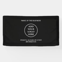 Lona Logotipo Empresa Empresa Profesional