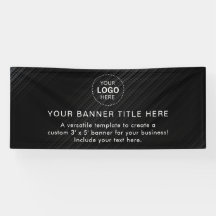 Logotipo Empresarial Banner Moderno Profesional de