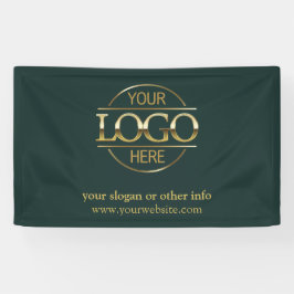 Lona Logotipo Empresarial Personalizado Minimalista Sim