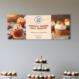 Lona Logotipo personalizado Panadería Pastel pastelería