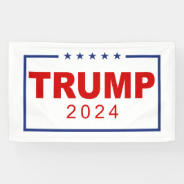 Lona Logotipo Rectangle clásico de Trump 2024