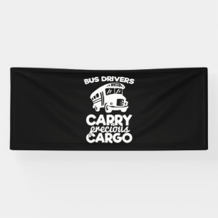 Lona Los conductores de autobús transportan cargamento 