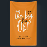 Lona ¡Los cuatro grandes, oh! 40.º cartel de fiesta de<br><div class="desc">¡Los cuatro grandes,  oh! 40.º fiesta de cumpleaños.</div>