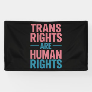 Lona Los derechos trans son derechos humanos Orgullo tr