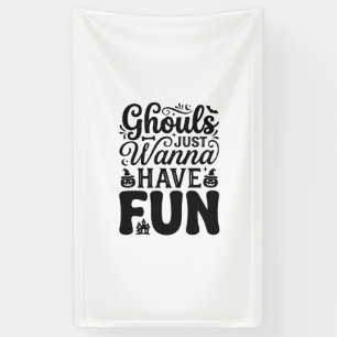 Lona Los fantasmas solo quieren divertirse SVG vintage 