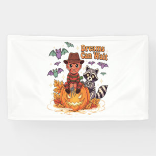 Lona Los sueños de halloween pueden esperar al monstruo
