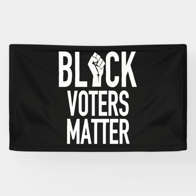 Lona los votantes negros importan (Horizontal)
