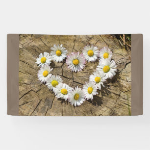 Lona Love Heart Daisies