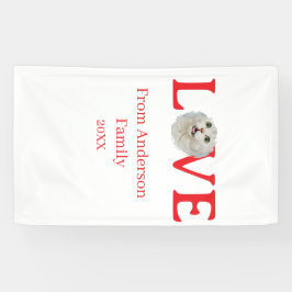 Lona Love holidays cat photo pet family name bold lette