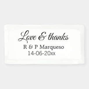 Lona Love & thanks add couple name wedding add date yea