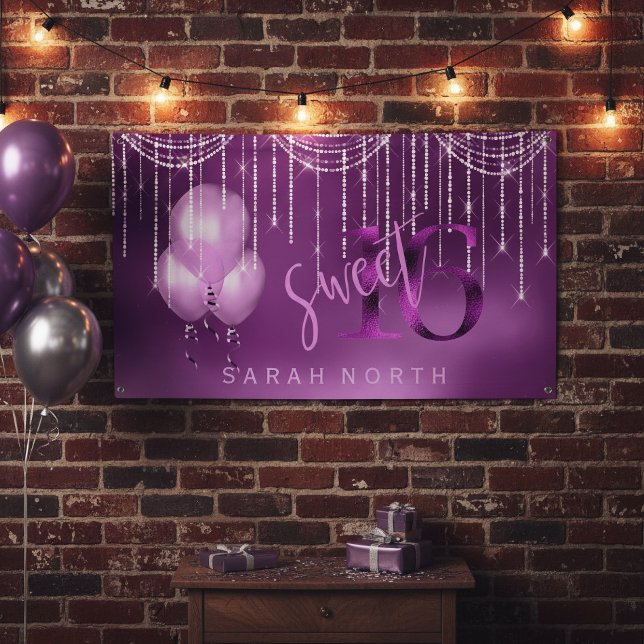 Lona Luces de Cadenas y Globos Dulces 16 Orquídea ID473 (Subido por el creador)