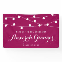 Luces de hadas blancas | Graduación púrpura