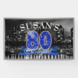 Lona Luces de la ciudad elegante ochenta ID191