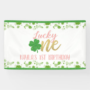 Lona Lucky One First Birday Banner - Chica