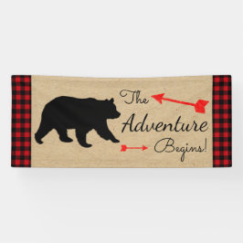 Lona Lumberjack Buffalo Plaid Bear Boy Baby Shower