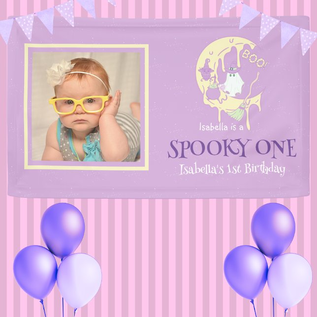 Lona Luna Fantasma Cute Espantó Un Primer Cumpleaños De (Subido por el creador)