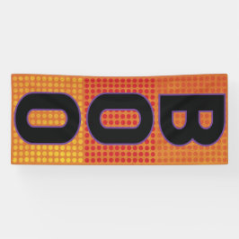 Lona Lunar anaranjado Halloween del abucheo