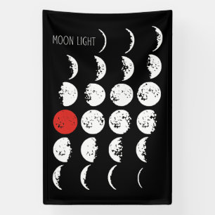 Lona LUZ DE LUNA blanca y roja