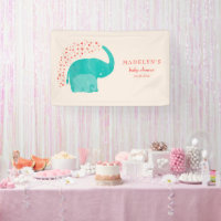 Madera elefante y decoración de Baby Shower de ter