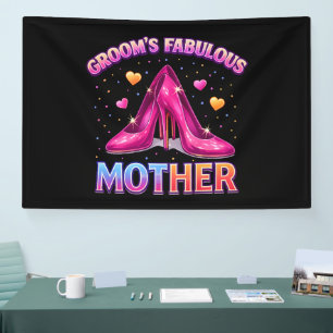 Lona Madre Fabulosa del Novio Mamá del Novio