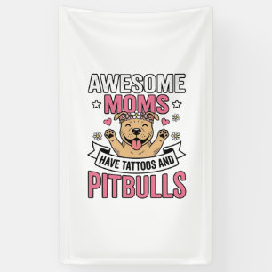 Lona Madres Increíbles Tienen Tatuajes y Pitbulls Camis