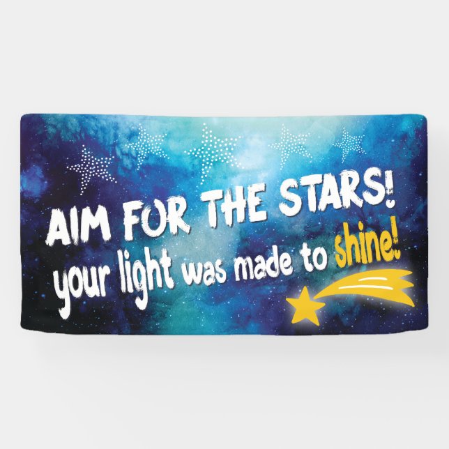 Lona Maestra Estrella Inspiradora Aula (Horizontal)