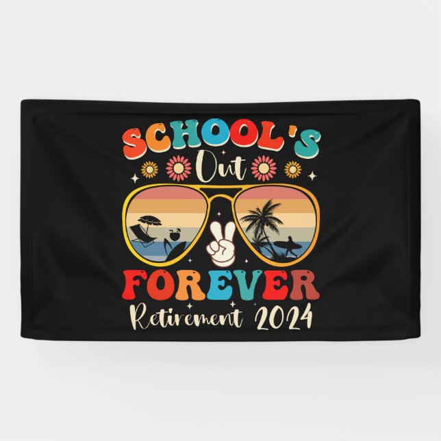 Lona Maestra Jubilada Por Siempre El Día 2024 (Horizontal)