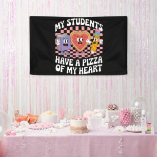 Lona Maestro Mis Estudiantes Tienen Una Pizza De Mi Cor