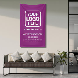 Lona Magenta del logotipo profesional moderno para empr