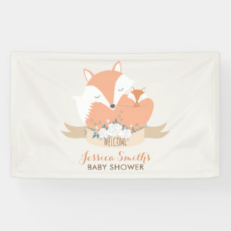 Lona Mamá y bebé Red Fox Baby Shower